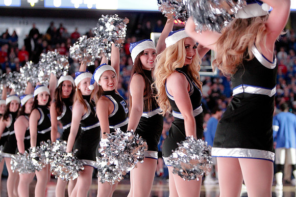 The Creighton Bluejays Dance Team